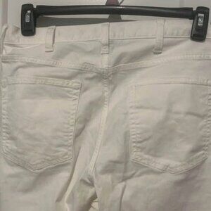 Lands End men’s traditional fit white jeans size 32/32